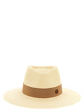 Beige Straw Fedora