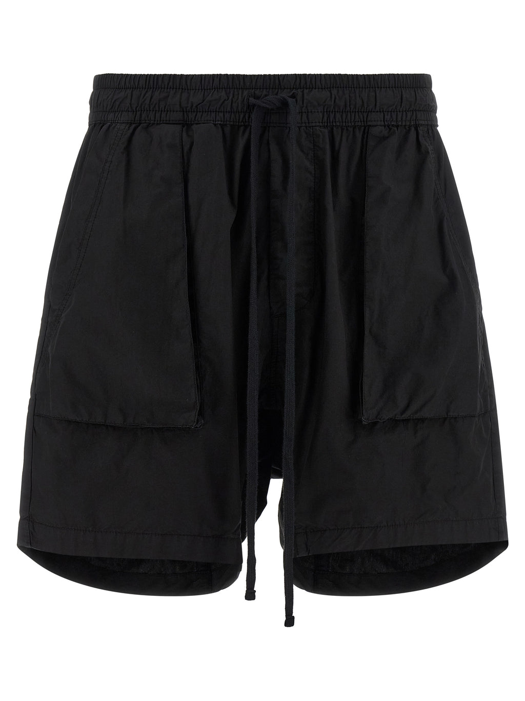 Black Organic Cotton Bermuda Shorts