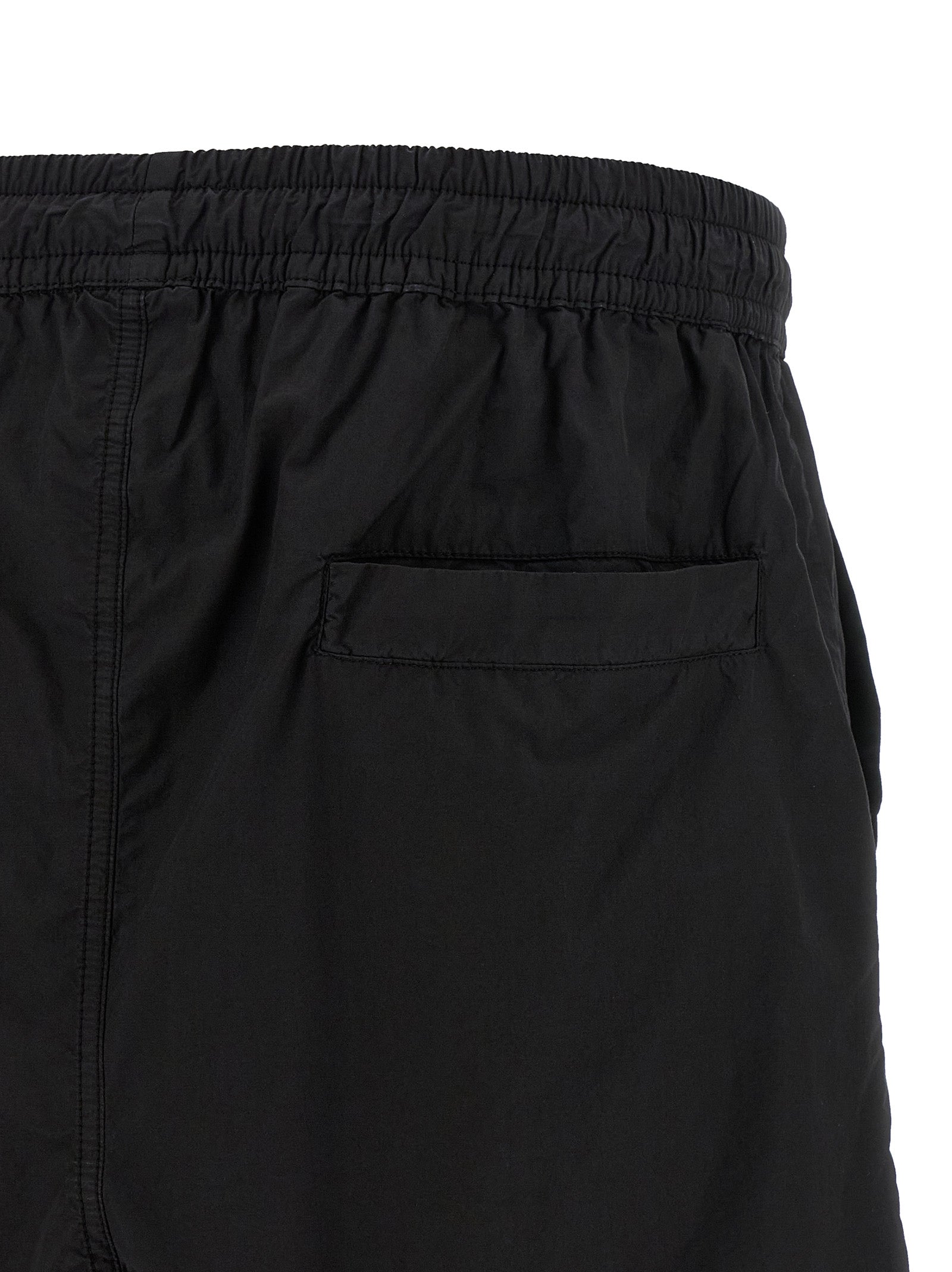 Black Organic Cotton Bermuda Shorts