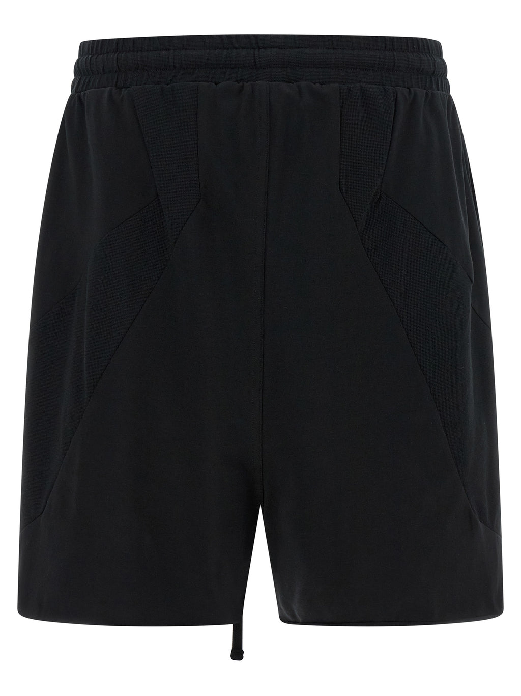 Black Cotton Bermuda Shorts