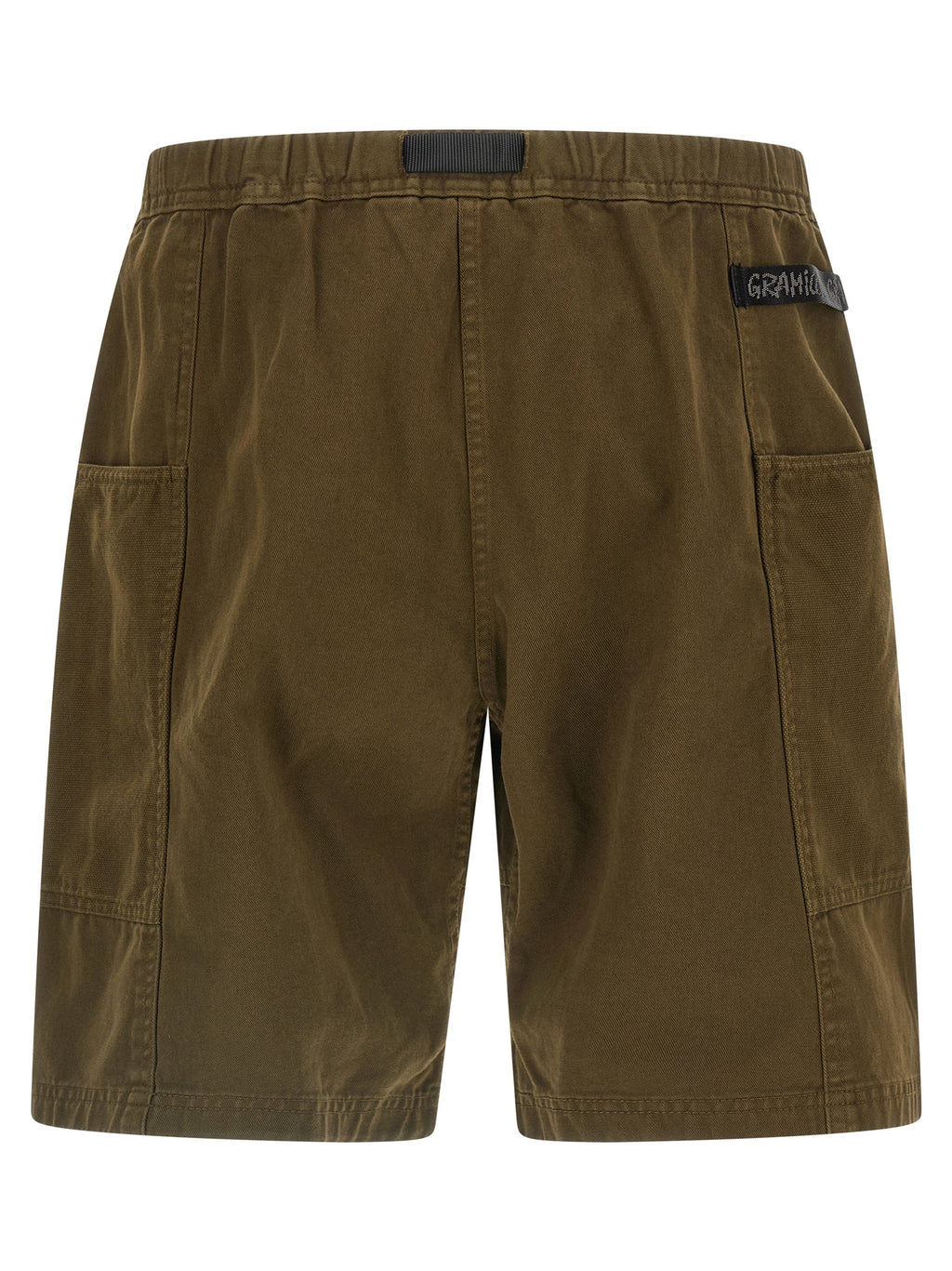 Brown Cotton Bermuda Shorts