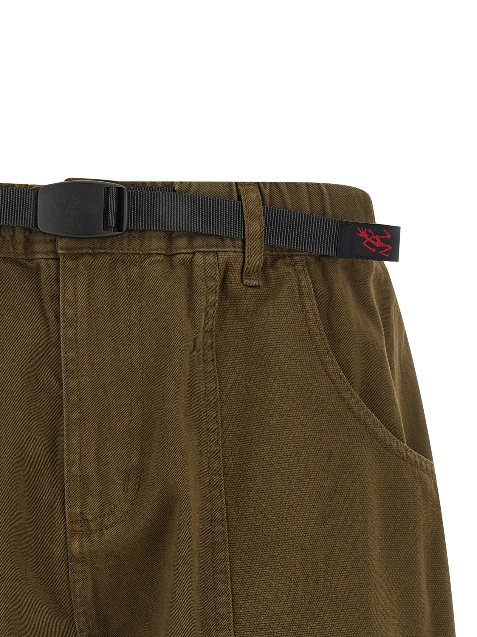 Brown Cotton Bermuda Shorts