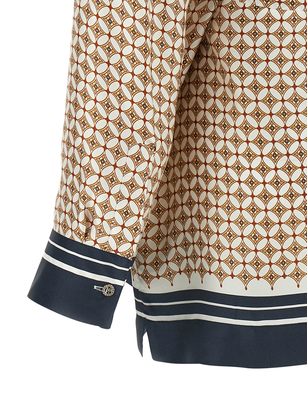 Brown Silk Blouse