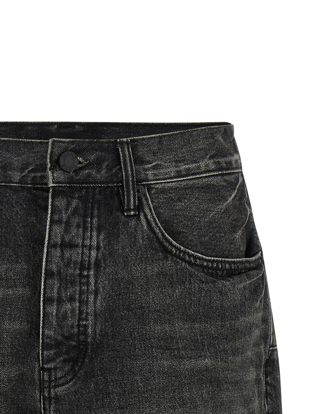 Black Cotton Bermuda Shorts