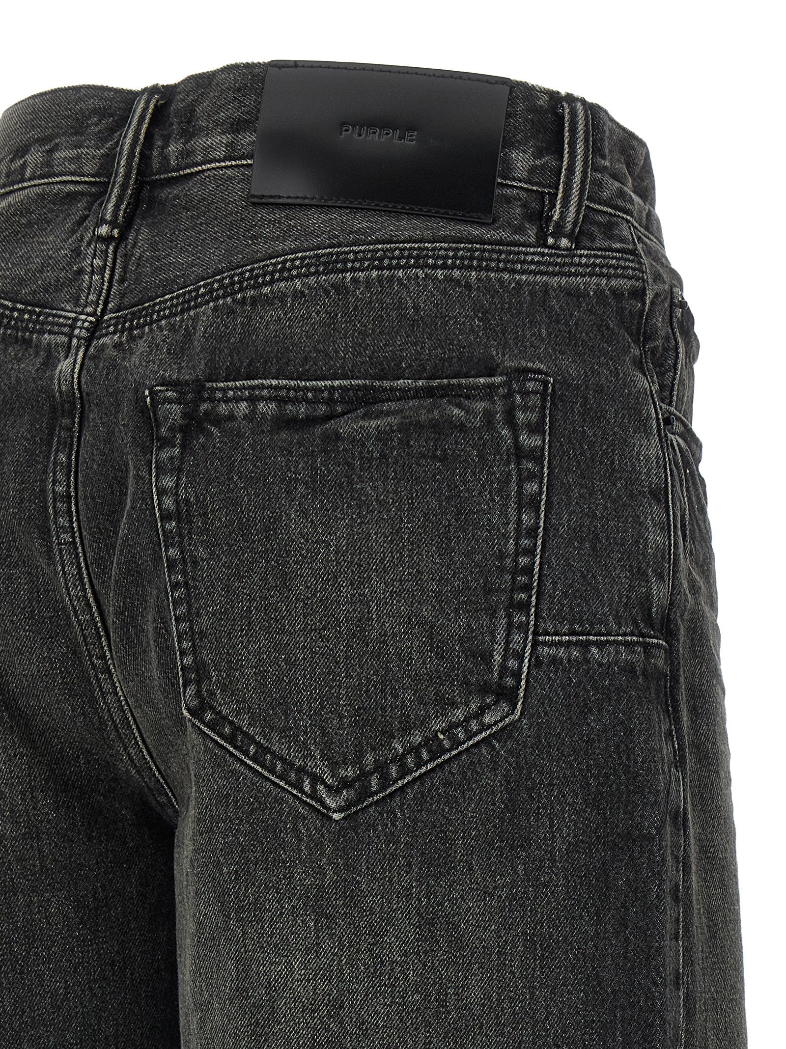 Black Cotton Bermuda Shorts