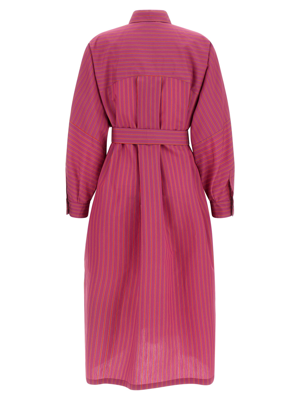 Purple Cotton Long Dress