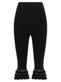 Black Organic Cotton Casual Pants
