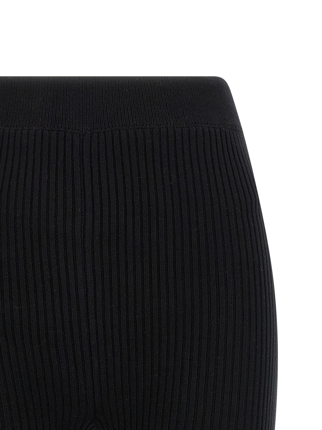 Black Organic Cotton Casual Pants