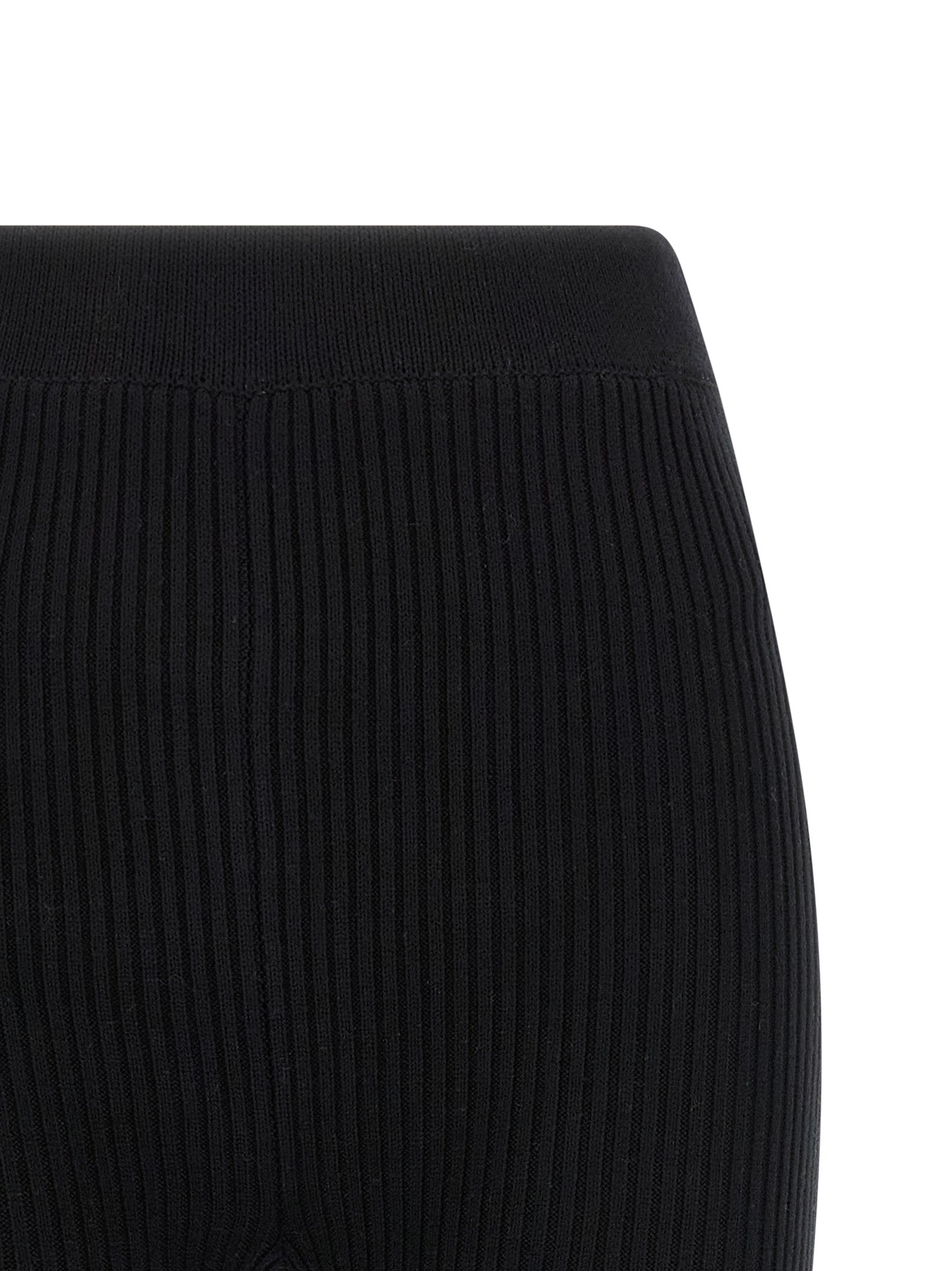 Black Organic Cotton Casual Pants