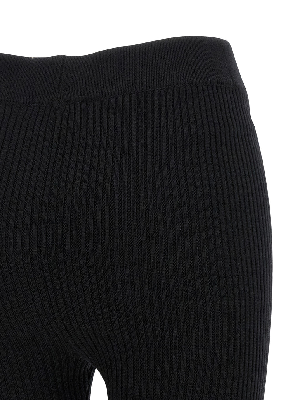 Black Organic Cotton Casual Pants