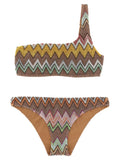 Brown Viscose Bikini