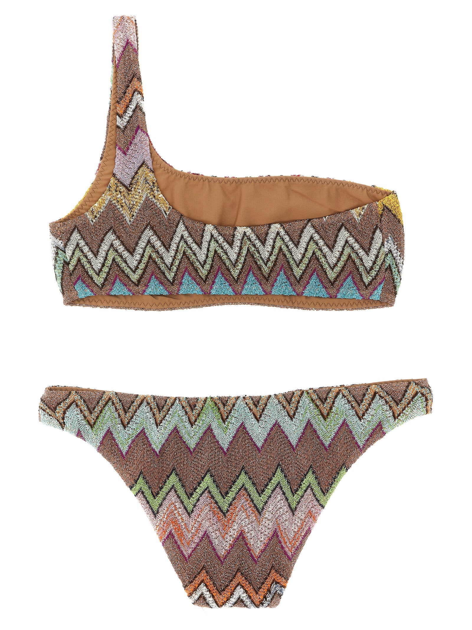 Brown Viscose Bikini