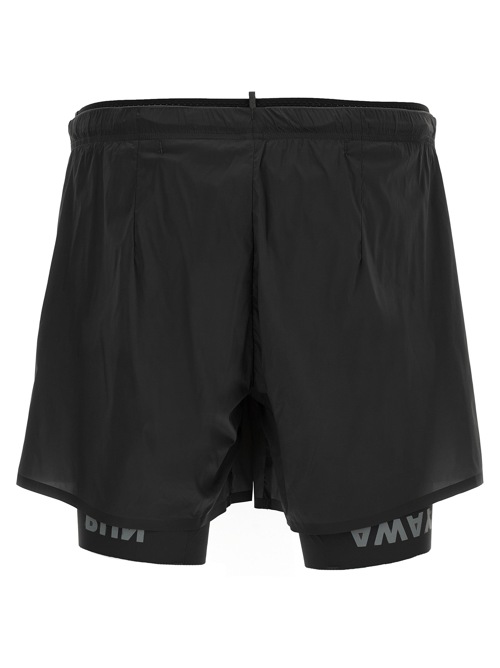 Black Nylon Bermuda Shorts
