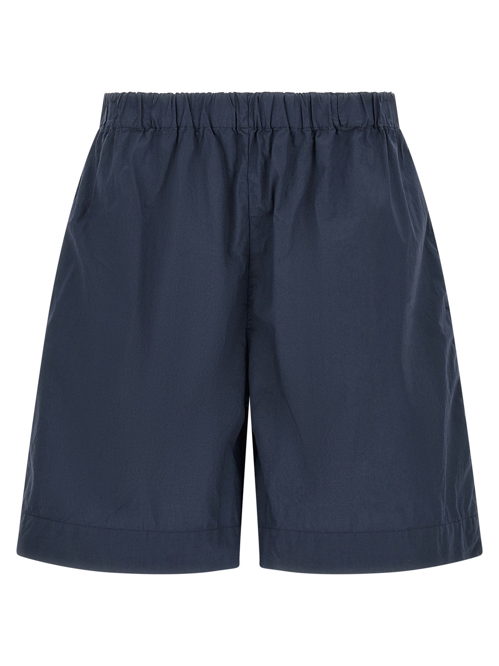Blue Cotton Bermuda Shorts