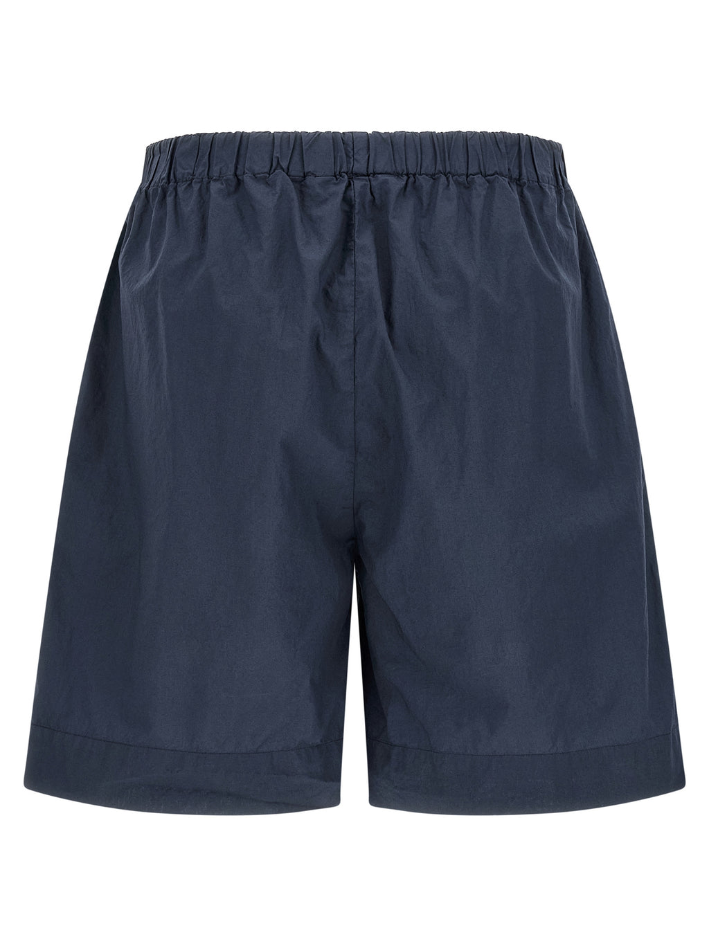 Blue Cotton Bermuda Shorts