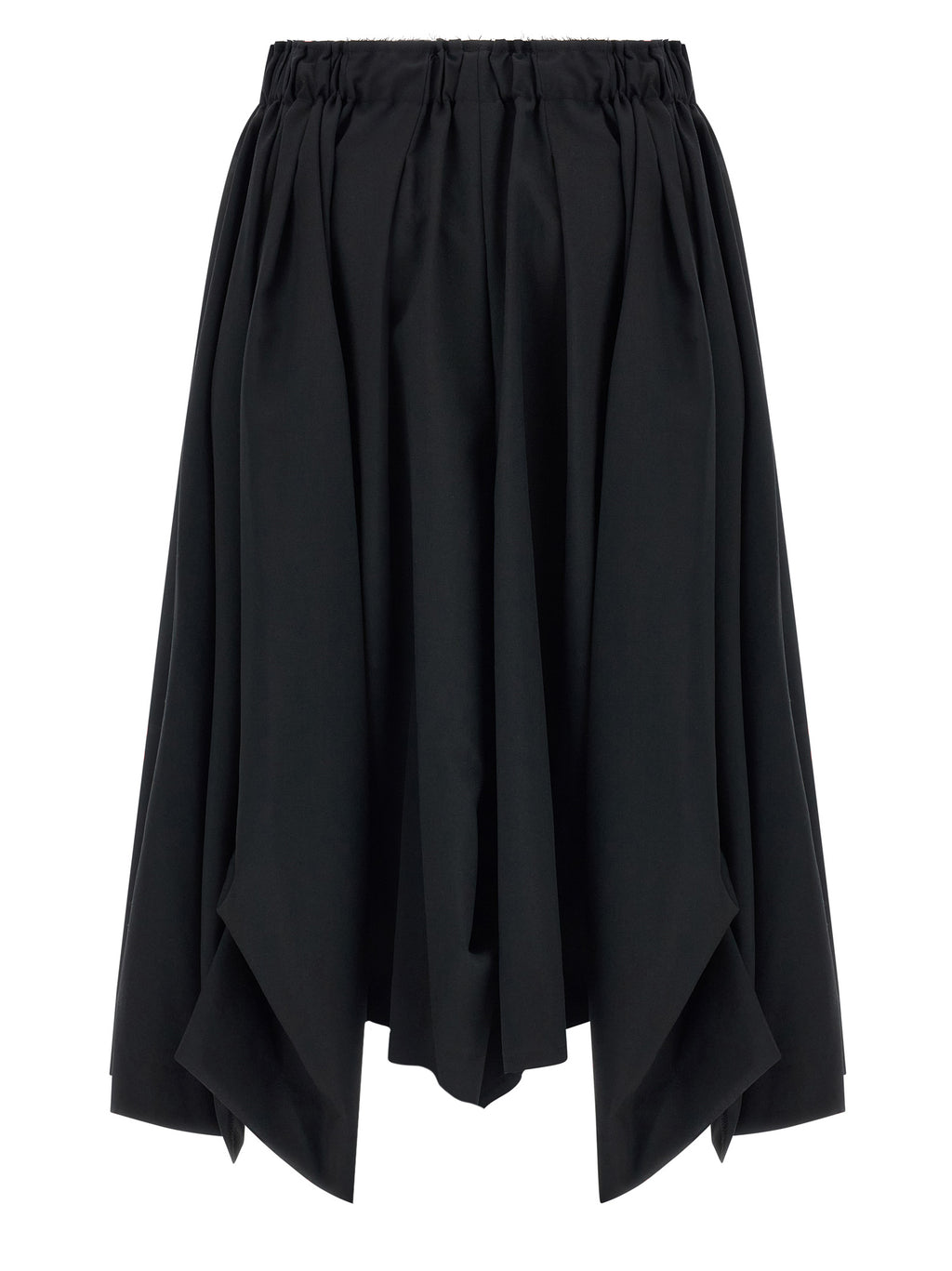Black Wool Bermuda Shorts