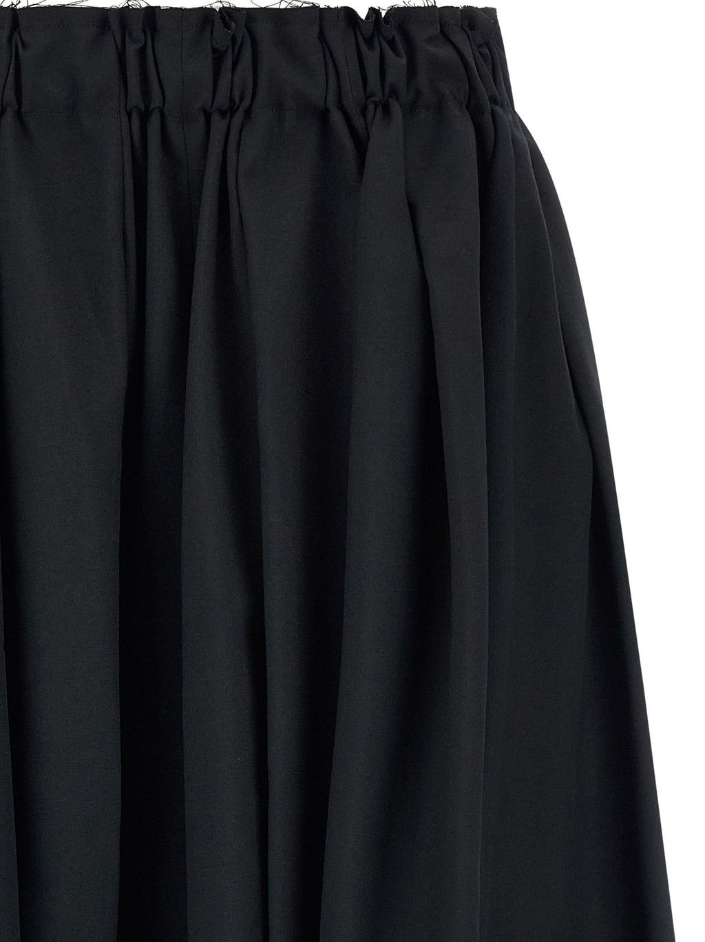 Black Wool Bermuda Shorts