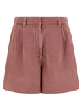 Multicolor Cotton Bermuda Shorts