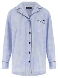 Blue Cotton Blouse