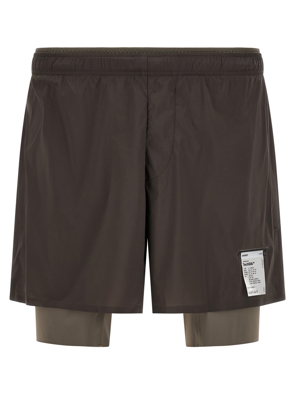 Gray Nylon Bermuda Shorts