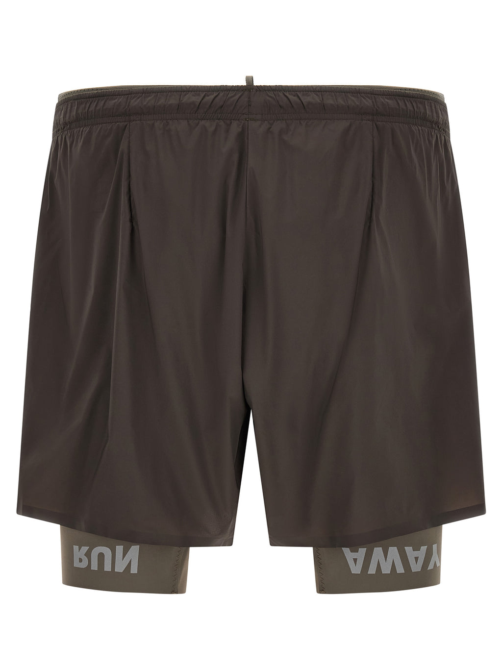 Gray Nylon Bermuda Shorts