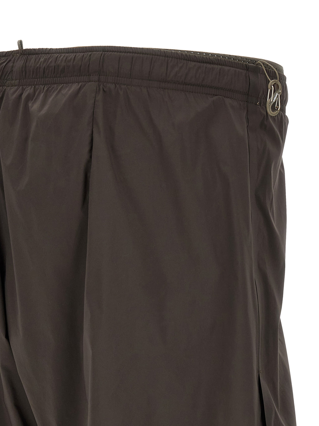 Gray Nylon Bermuda Shorts