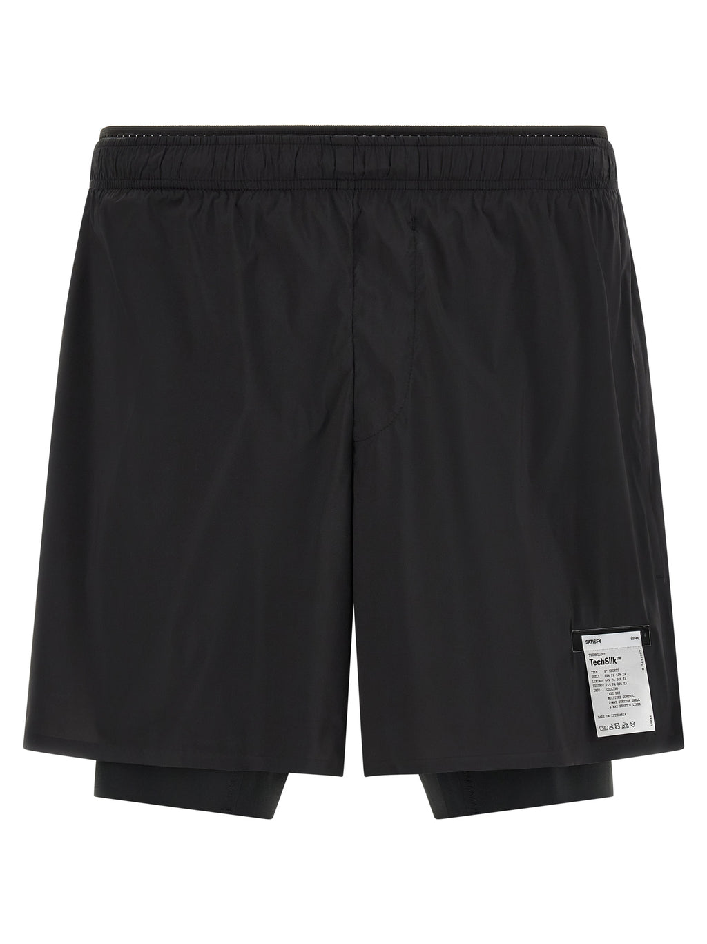 Black Nylon Bermuda Shorts