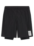 Black Nylon Bermuda Shorts