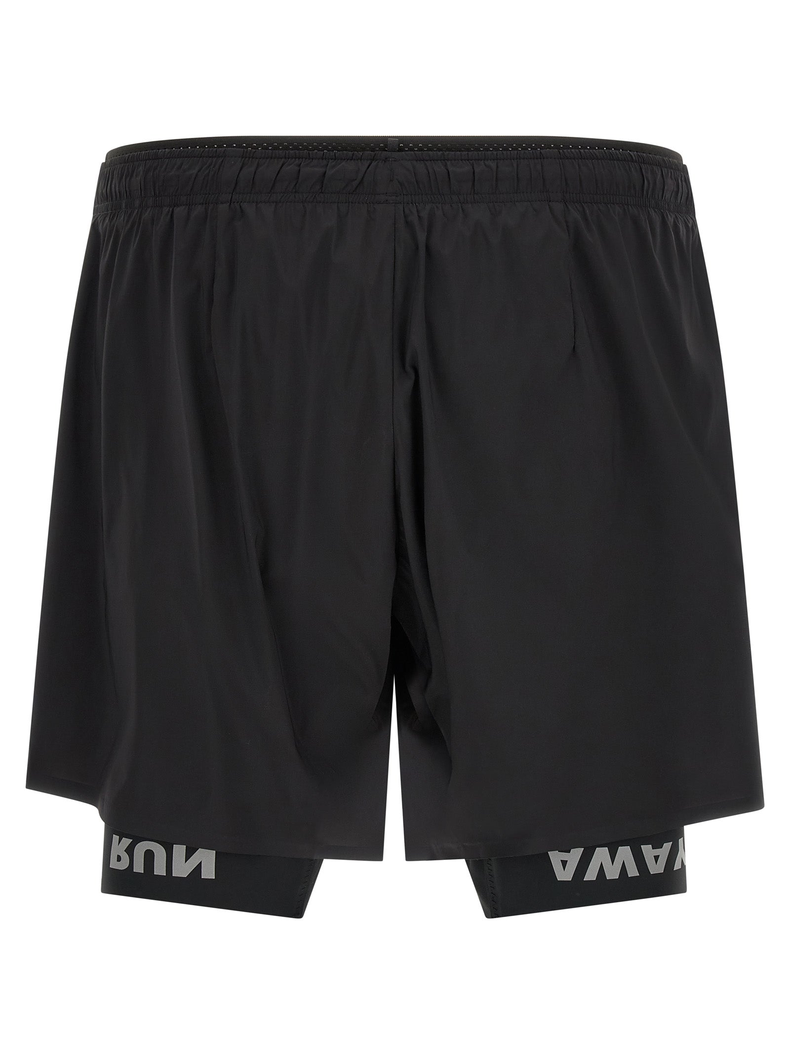 Black Nylon Bermuda Shorts