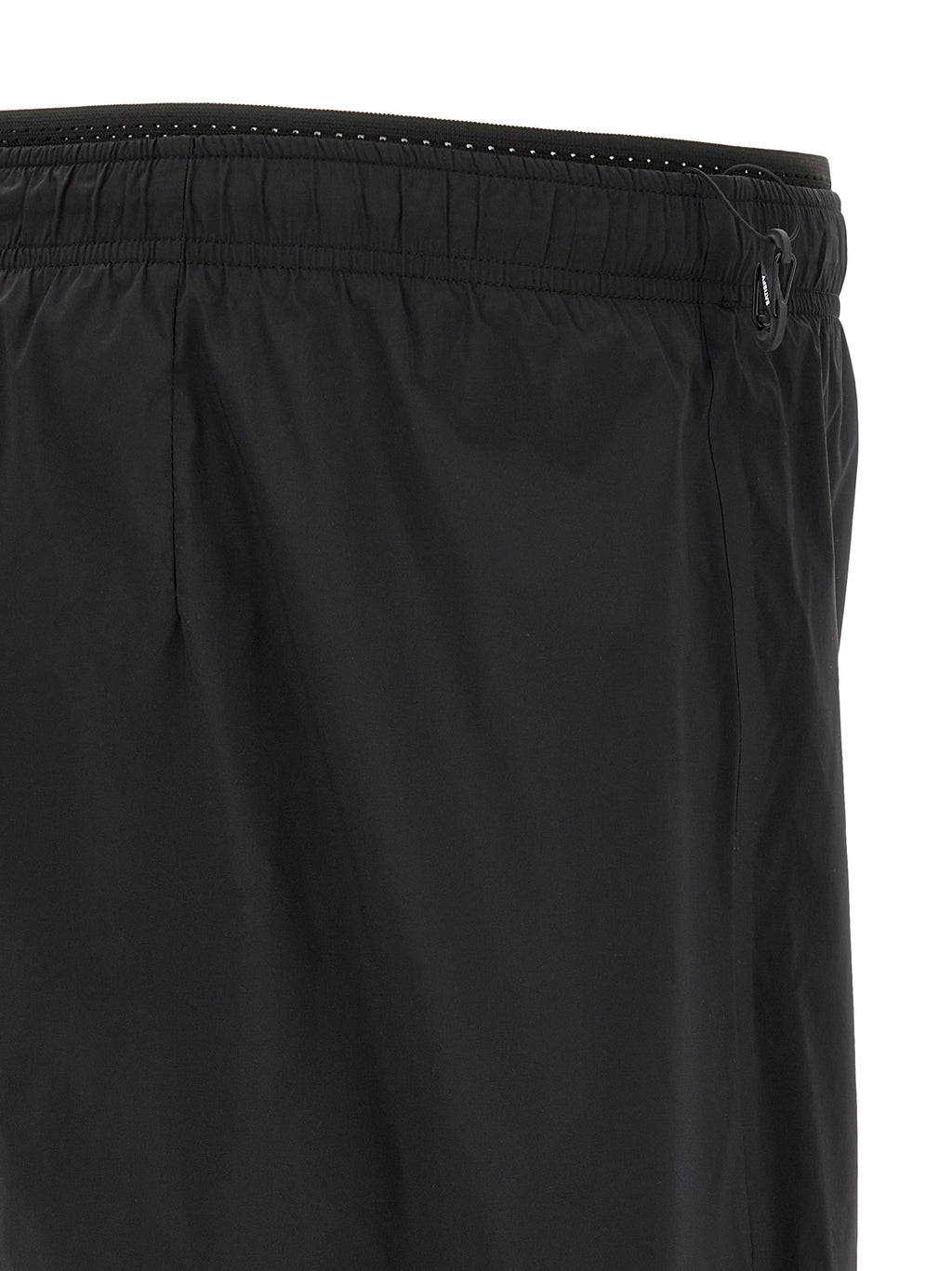 Black Nylon Bermuda Shorts