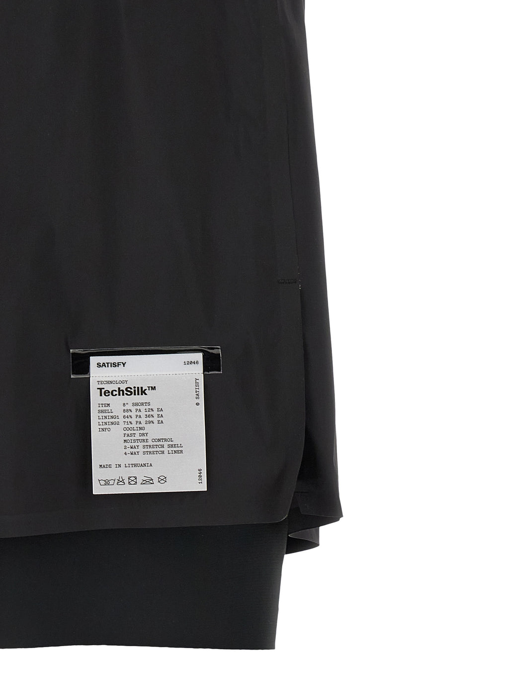 Black Nylon Bermuda Shorts
