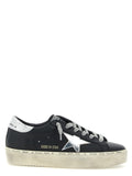 Black Cowhide Chunky Sneakers