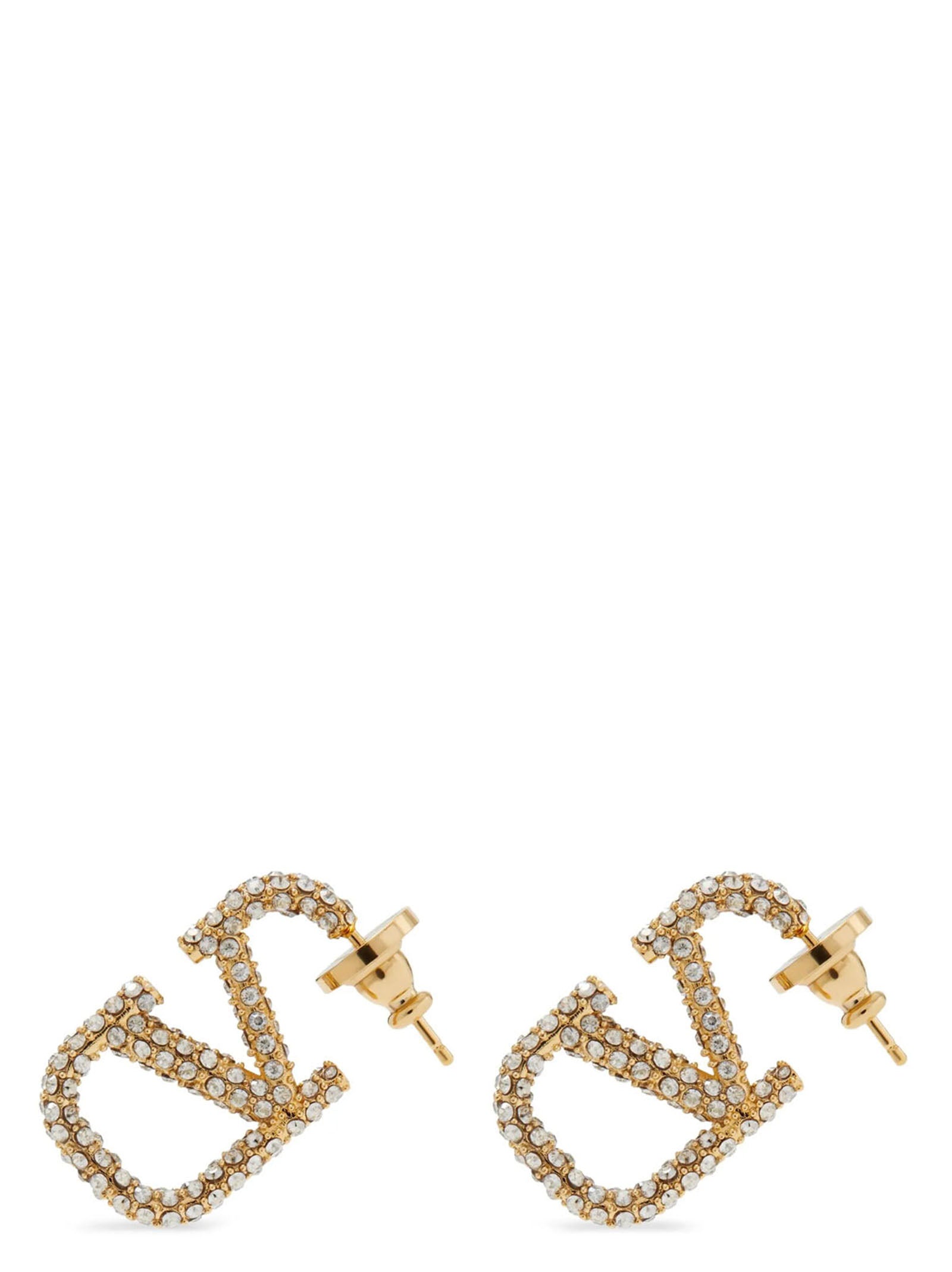 Gold Brass Earrings