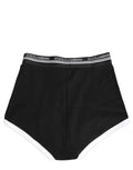 Black White Logo Waistband Coulotte Panty Underwear