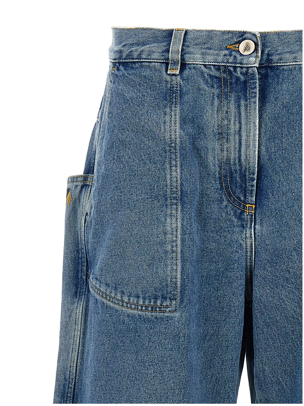 Blue Cotton Jeans Denim
