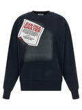 Blue Cotton Sweatshirt