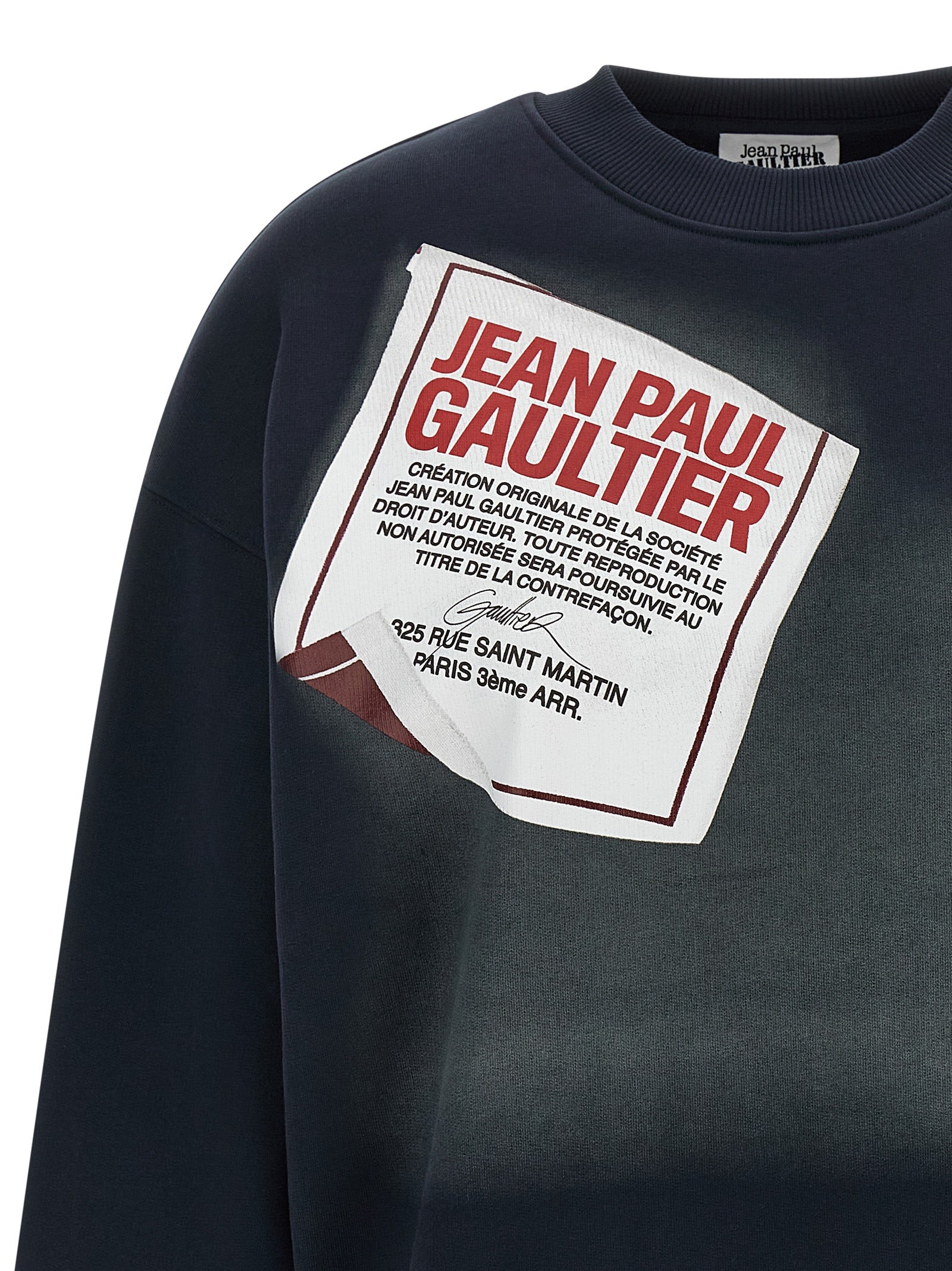 Blue Cotton Sweatshirt