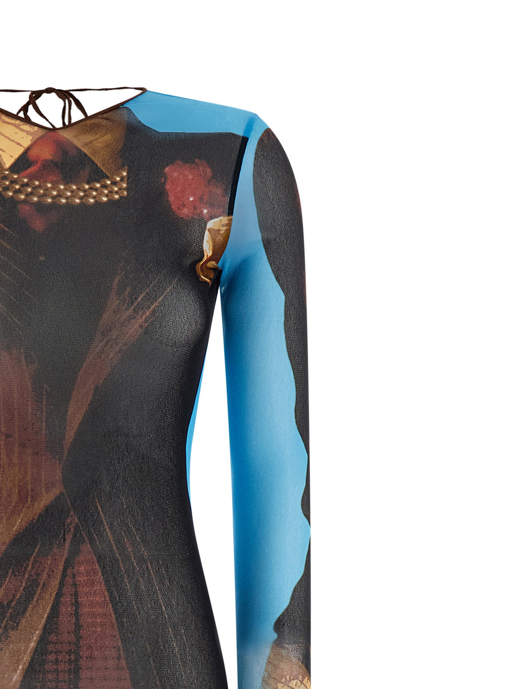 Multicolor Polyamide Long Dress
