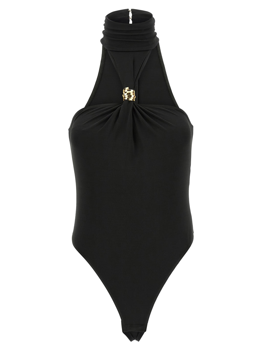 Black Viscose Bodysuit