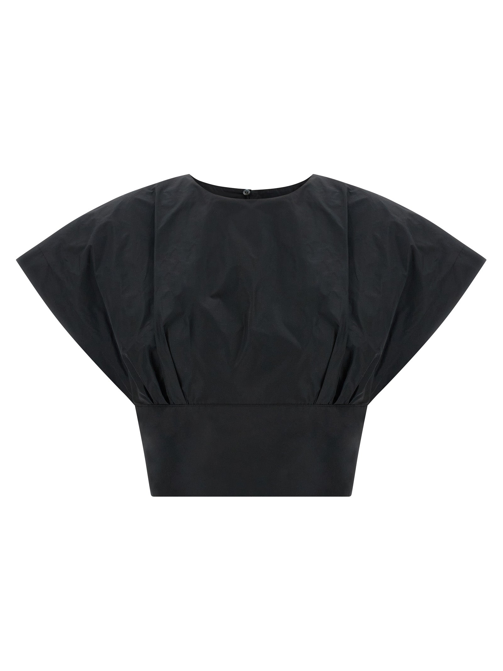 Black Polyester Blouse
