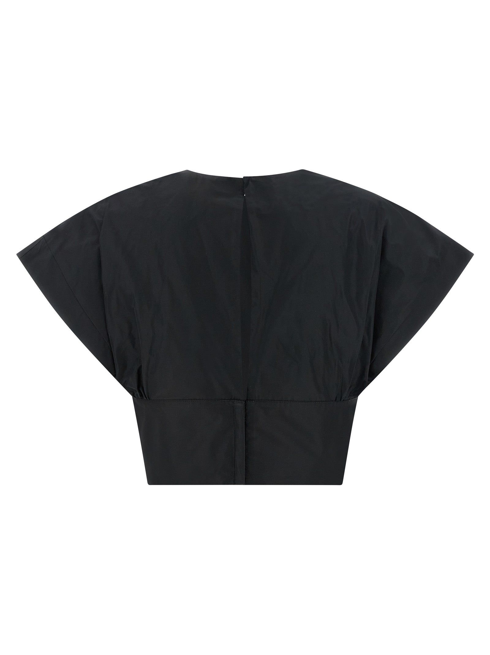 Black Polyester Blouse
