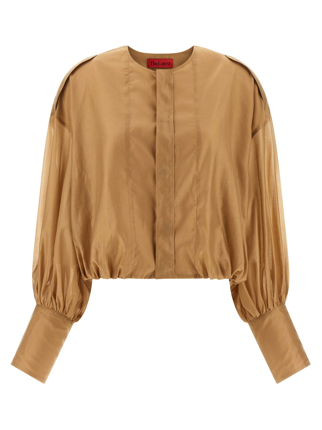 Beige Lyocell Blouse