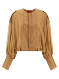 Beige Lyocell Blouse