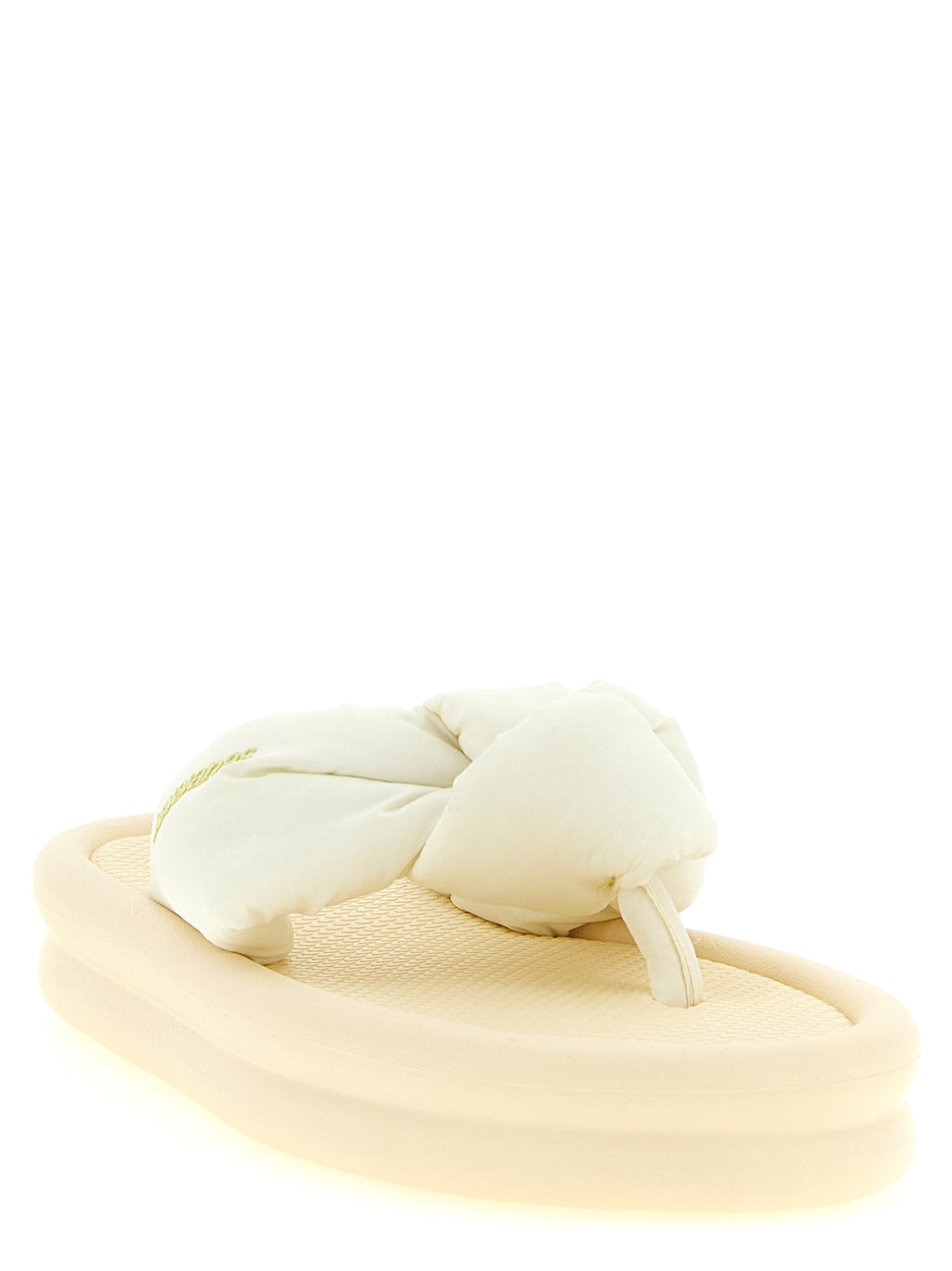 Beige Rubber Slides
