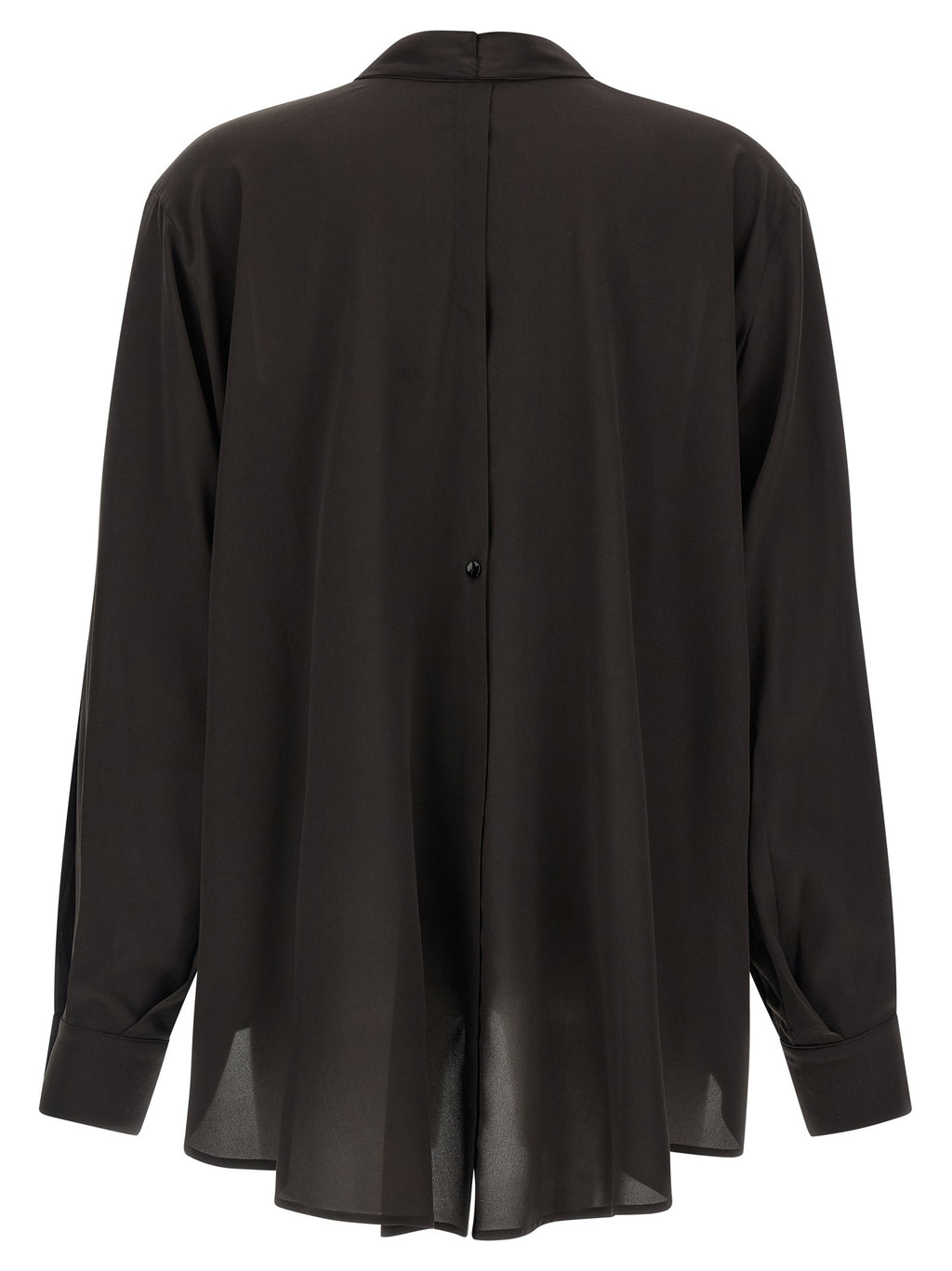 Brown Silk Blouse