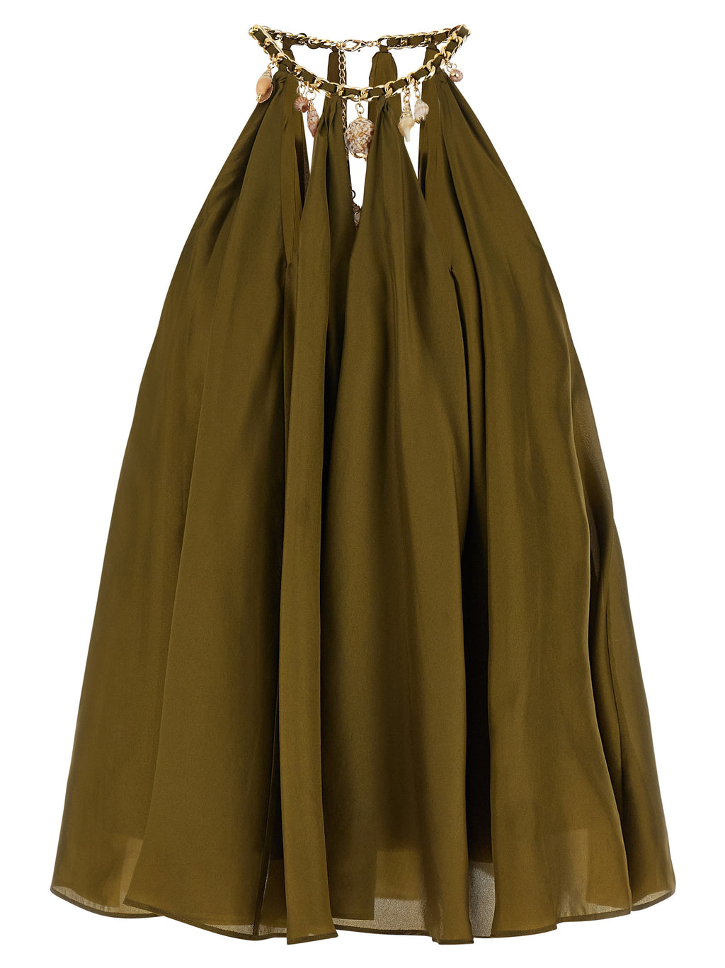 Bicolor Silk Blouse