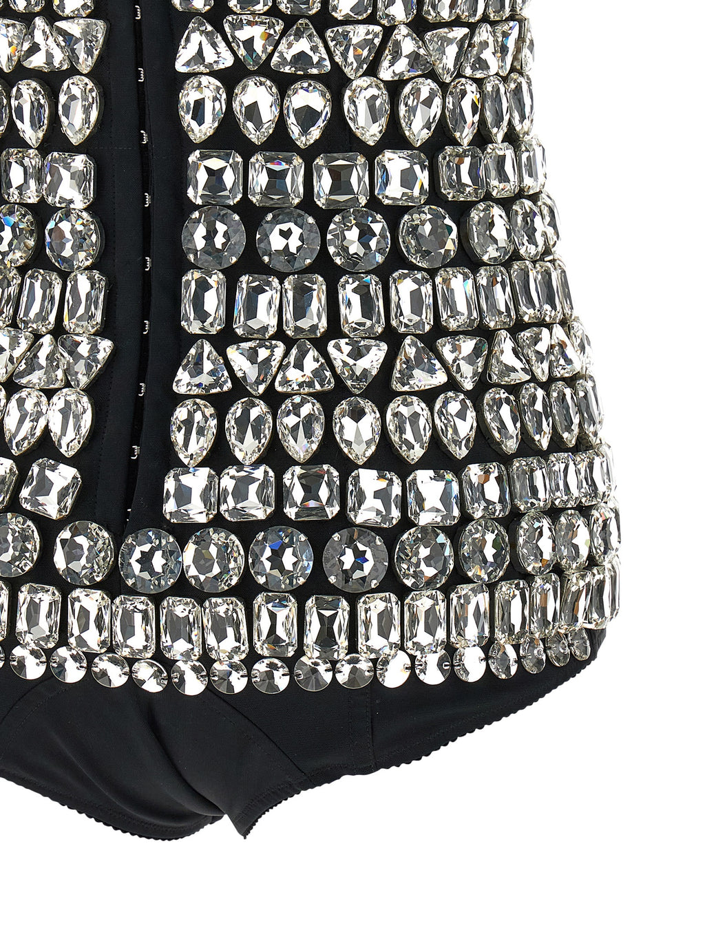 Silver Polyamide Bodysuit