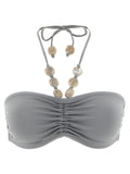 Gray Polyamide Bikini
