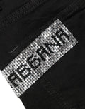 Black Grace Rhinestone HighWaist Denim Jeans