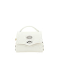 White Calf Leather Bos Taurus Shoulder Bag